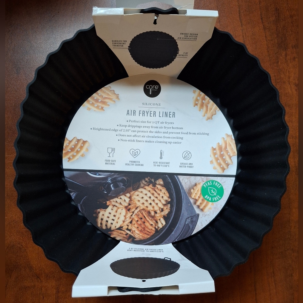 Core Kitchen 2QT Silicone Air Fryer Liner DBC49177